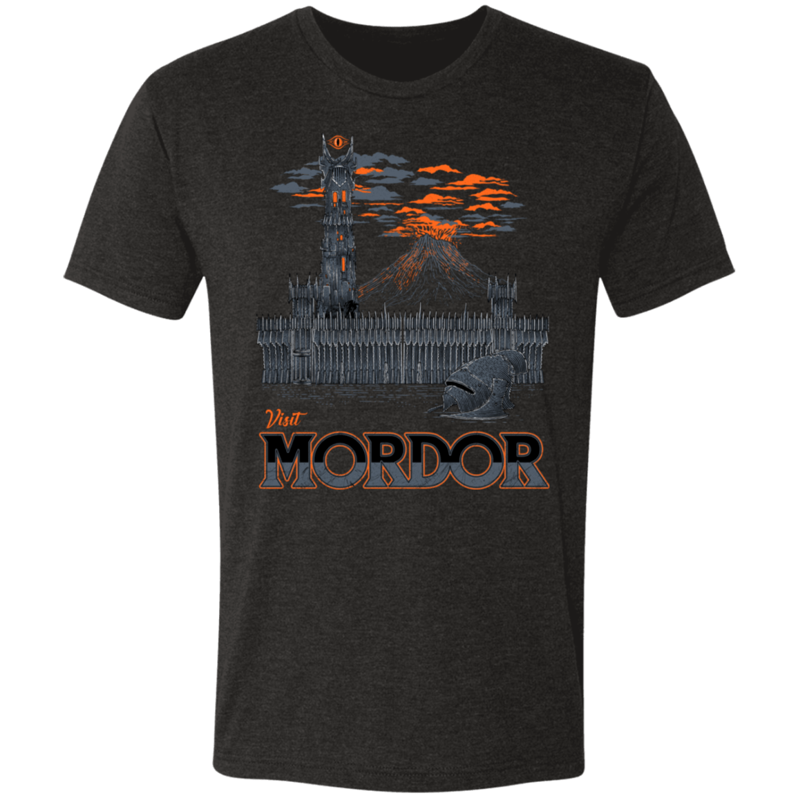 T-Shirts Vintage Black / S Visit Mordor Men's Triblend T-Shirt