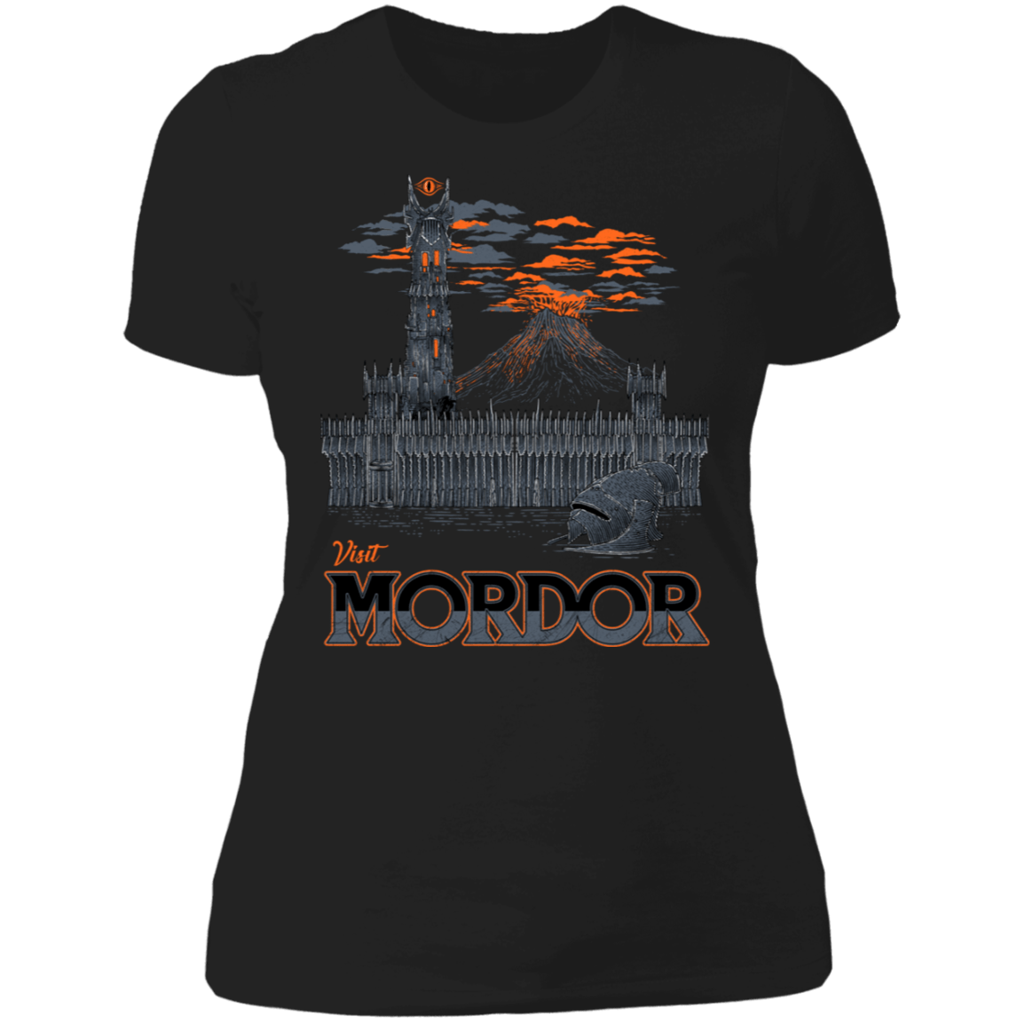 T-Shirts Black / X-Small Visit Mordor Women's Premium T-Shirt