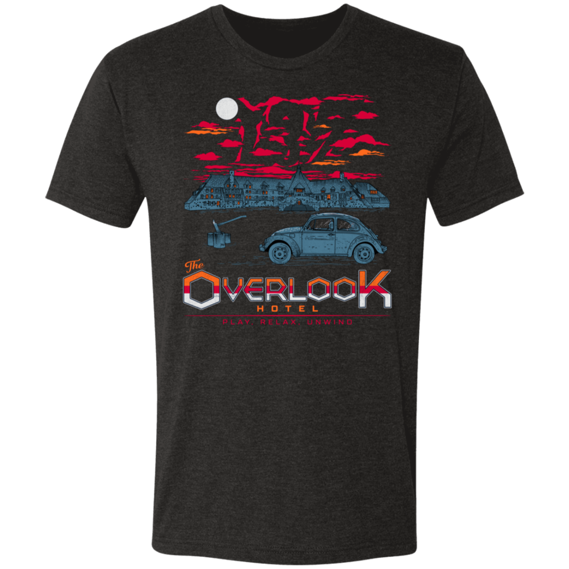 T-Shirts Vintage Black / S Visit Overlook Men's Triblend T-Shirt