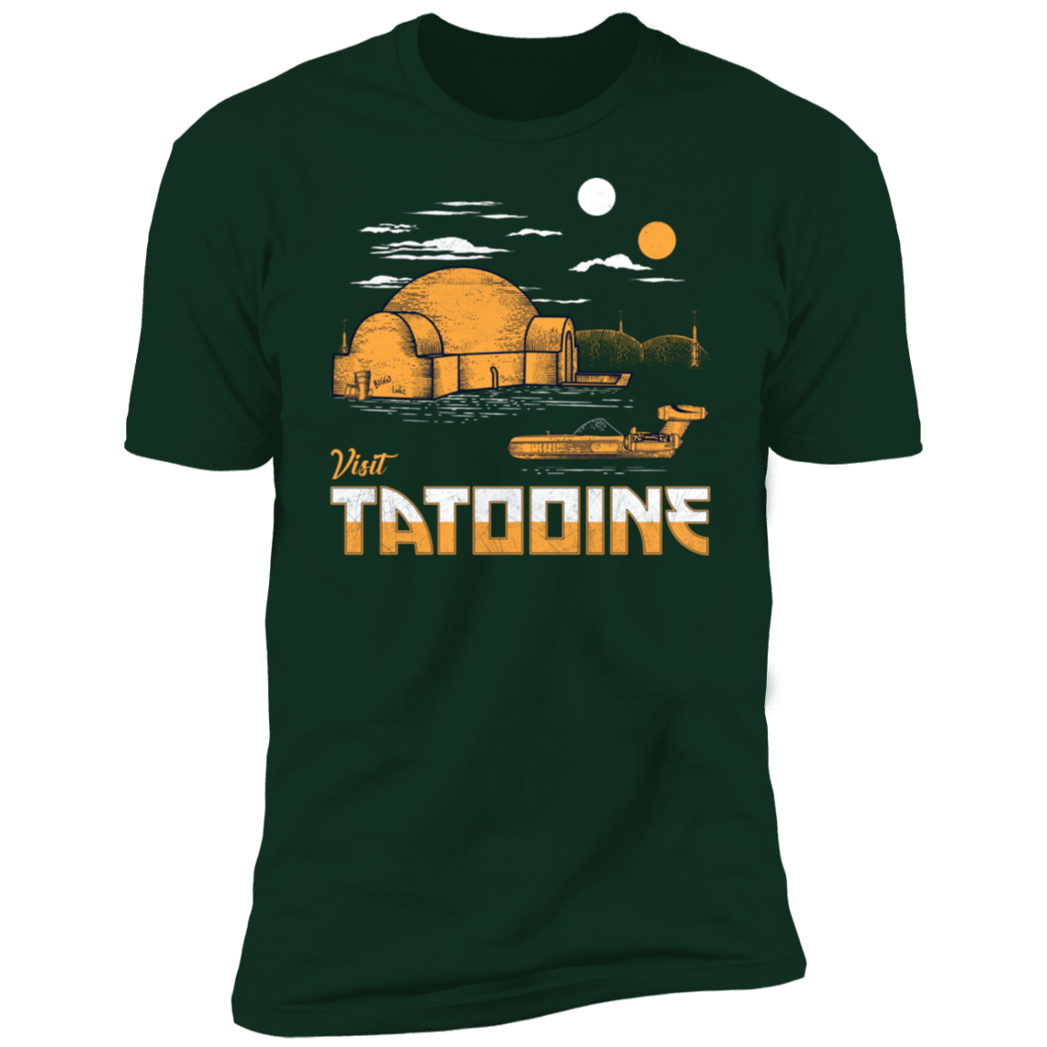 T-Shirts Forest Green / S Visit Tatooine Men's Premium T-Shirt