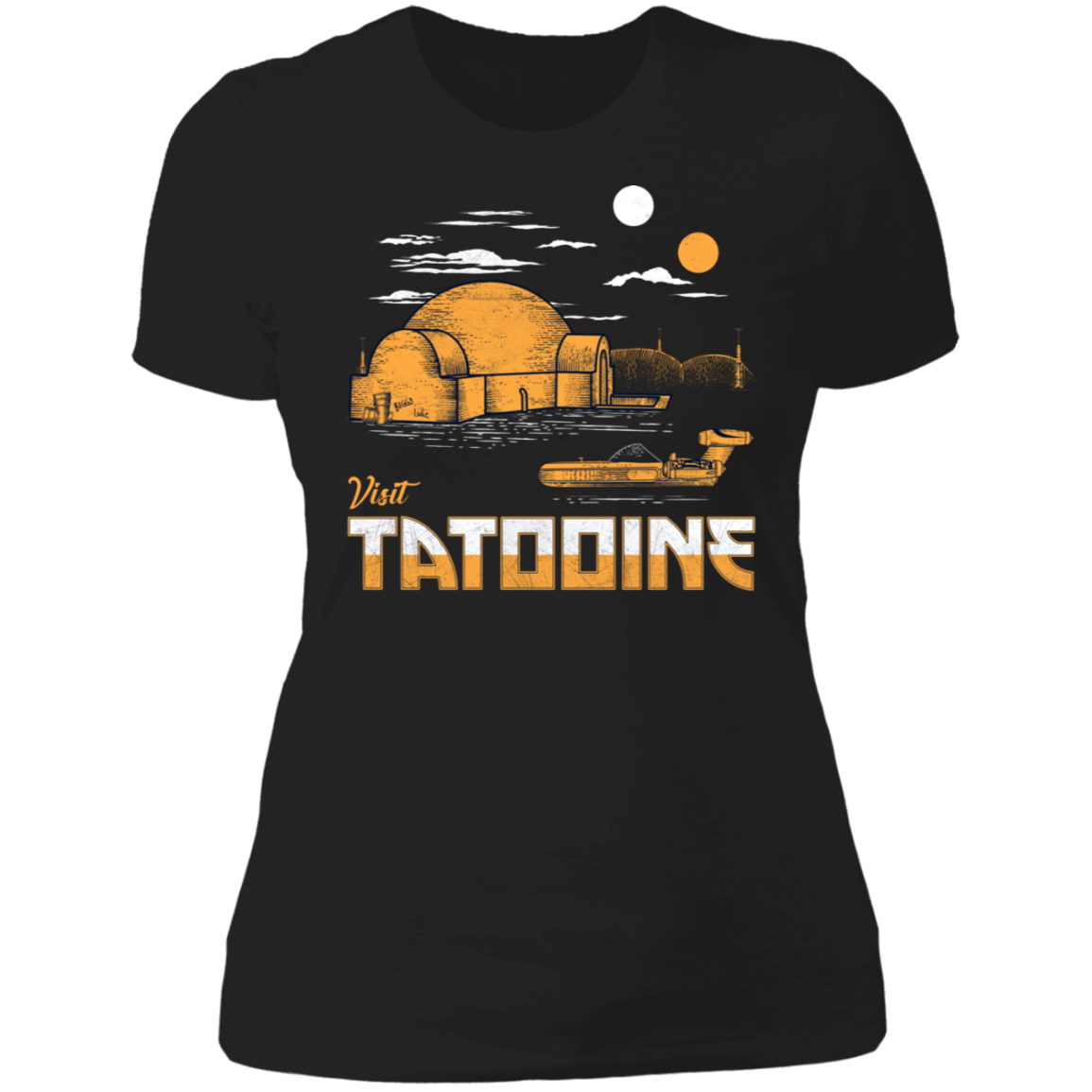 T-Shirts Black / S Visit Tatooine Women's Premium T-Shirt