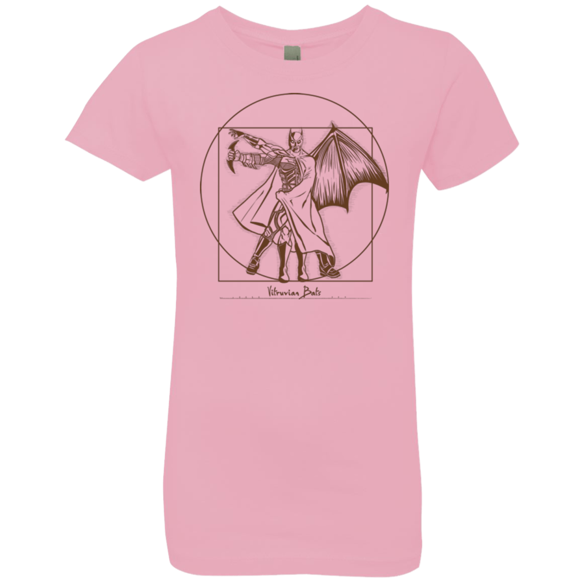 T-Shirts Light Pink / YXS Vitruvian Bats Girls Premium T-Shirt