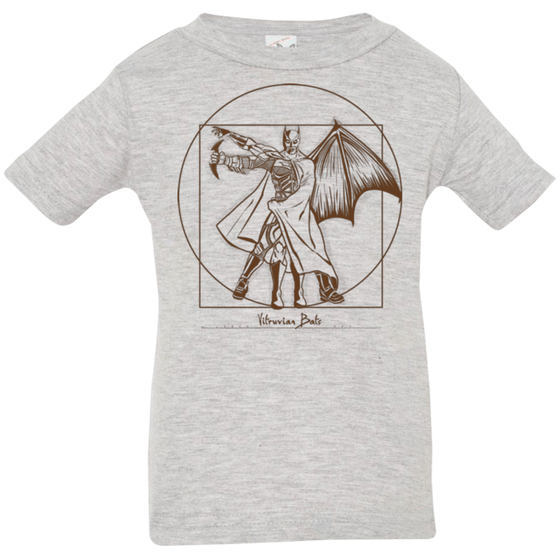 T-Shirts Heather / 6 Months Vitruvian Bats Infant Premium T-Shirt