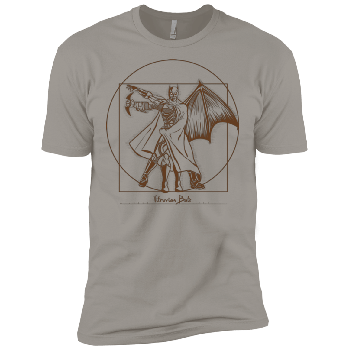 T-Shirts Light Grey / X-Small Vitruvian Bats Men's Premium T-Shirt