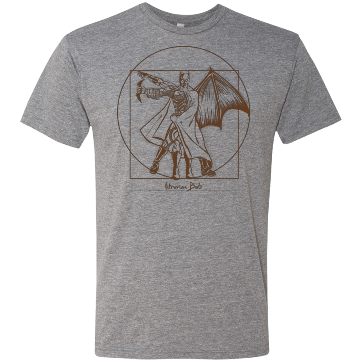 T-Shirts Premium Heather / Small Vitruvian Bats Men's Triblend T-Shirt