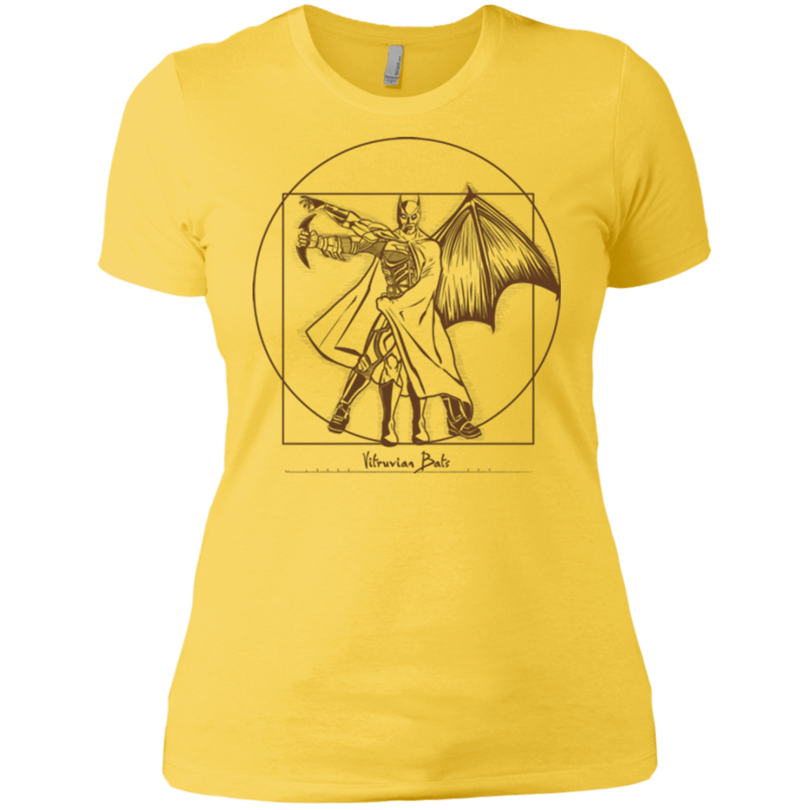 T-Shirts Vibrant Yellow / X-Small Vitruvian Bats Women's Premium T-Shirt