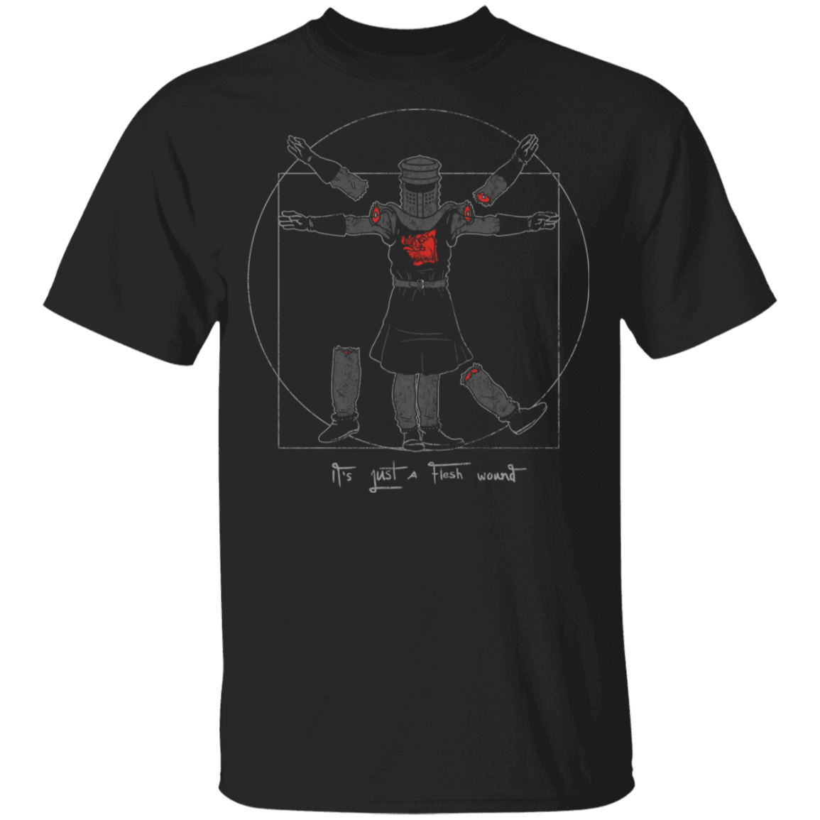 T-Shirts Black / YXS Vitruvian Black Knight Youth T-Shirt