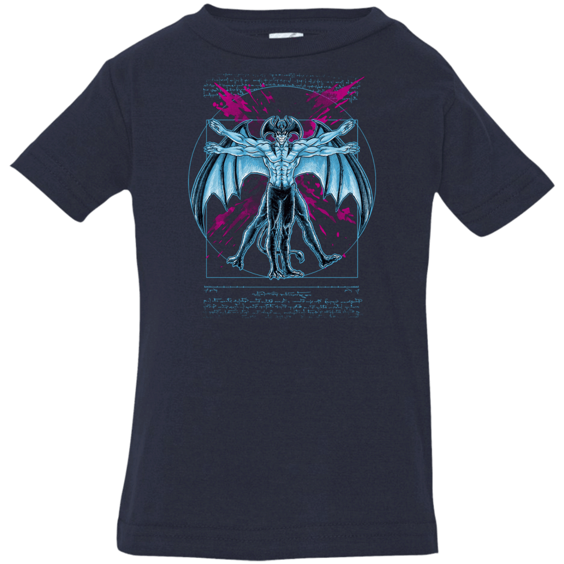 T-Shirts Navy / 6 Months Vitruvian Devil Infant Premium T-Shirt