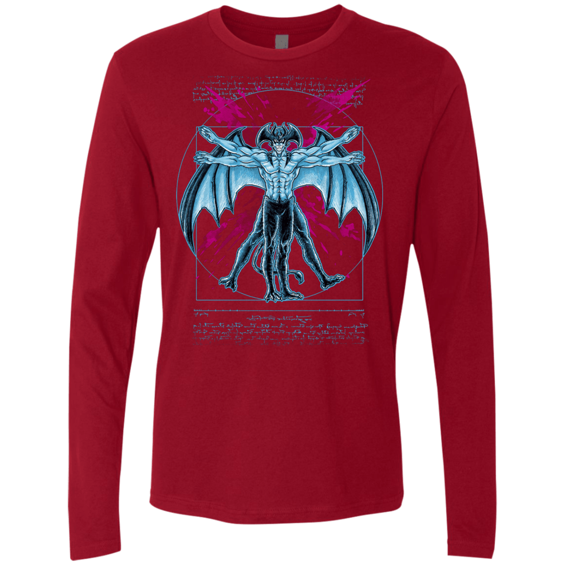Vitruvian Devil Men's Premium Long Sleeve