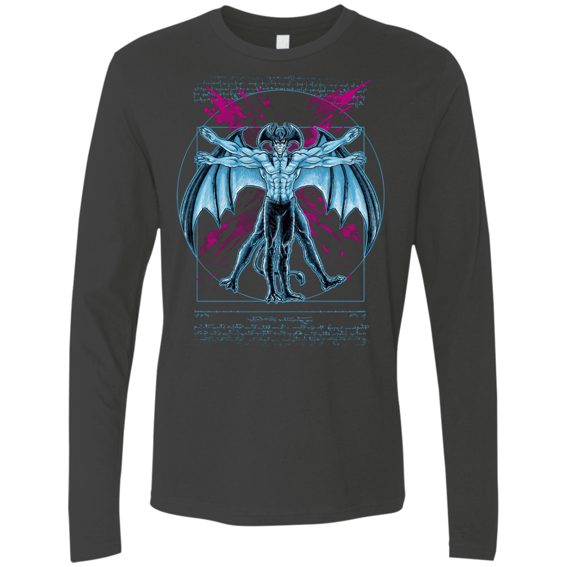 Vitruvian Devil Men's Premium Long Sleeve
