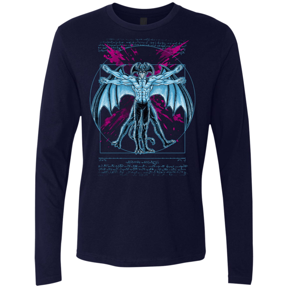 Vitruvian Devil Men's Premium Long Sleeve