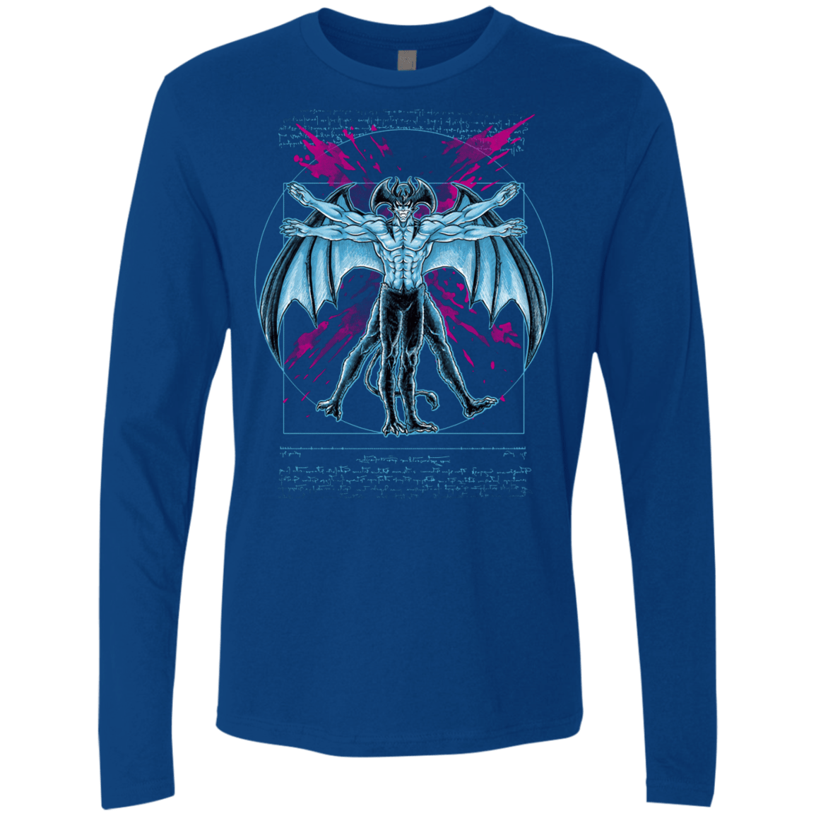 Vitruvian Devil Men's Premium Long Sleeve