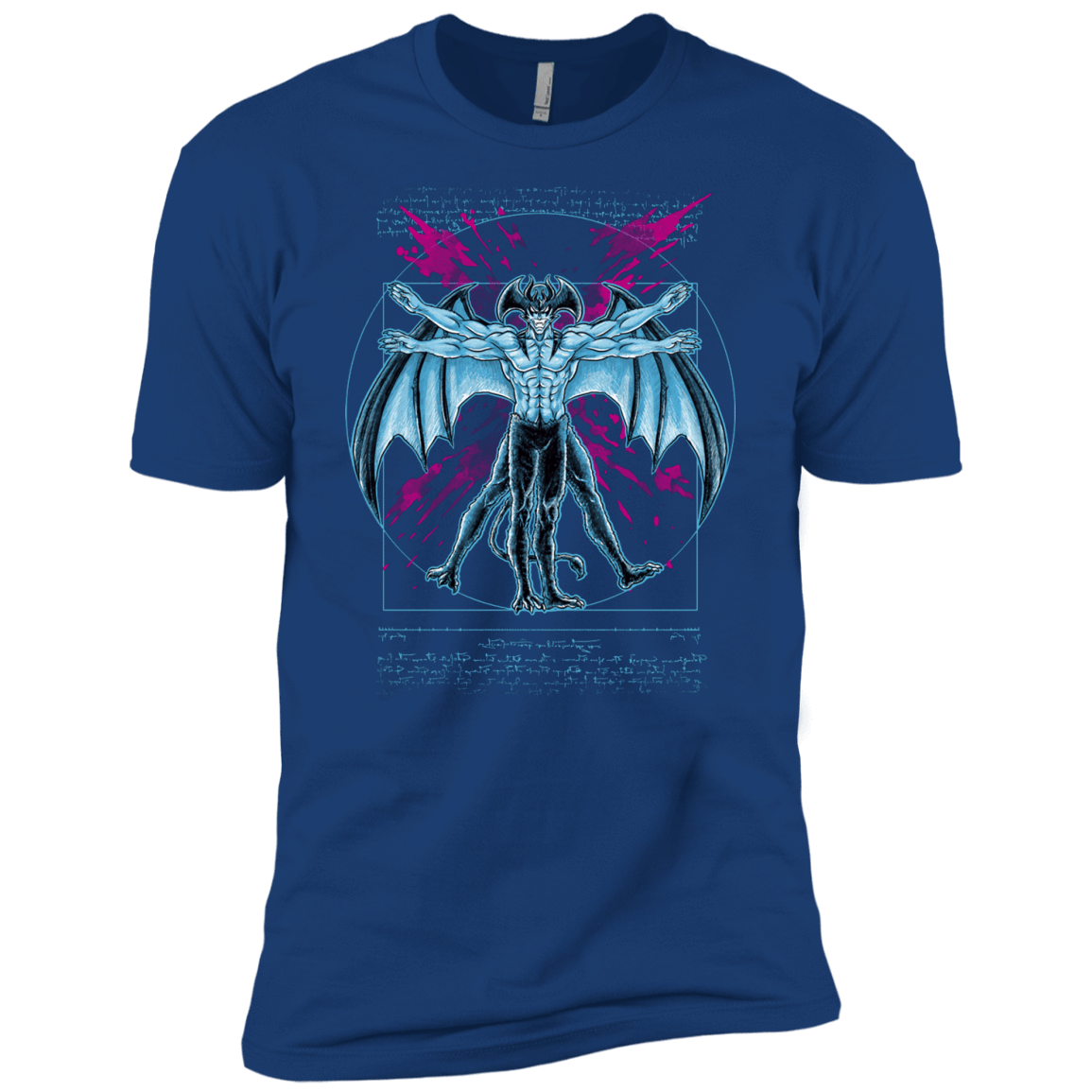 T-Shirts Royal / X-Small Vitruvian Devil Men's Premium T-Shirt