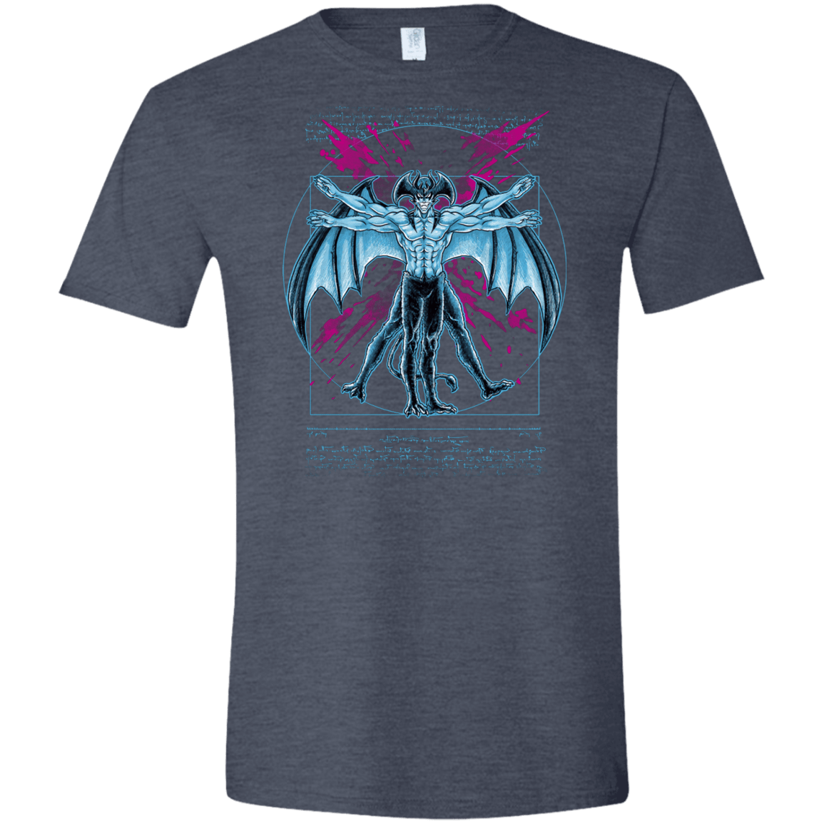 Vitruvian Devil Men's Semi-Fitted Softstyle