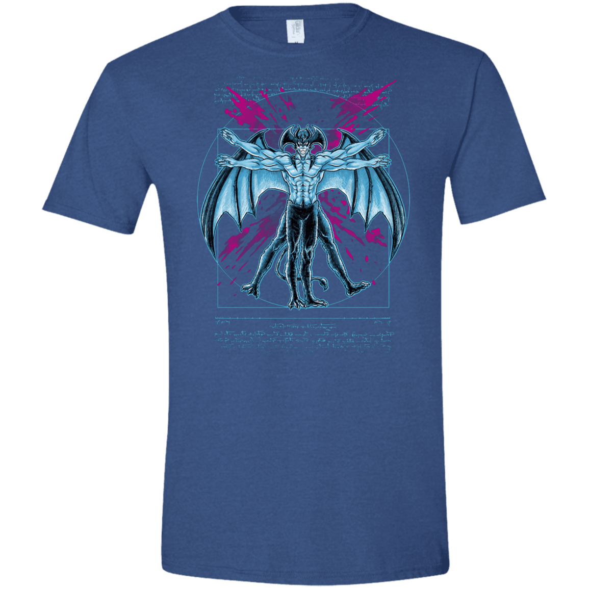 Vitruvian Devil Men's Semi-Fitted Softstyle