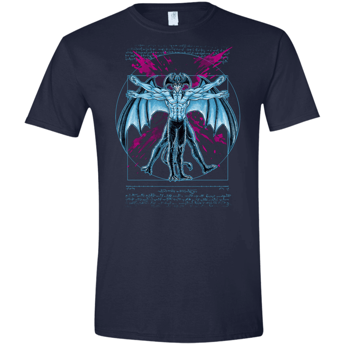 Vitruvian Devil Men's Semi-Fitted Softstyle