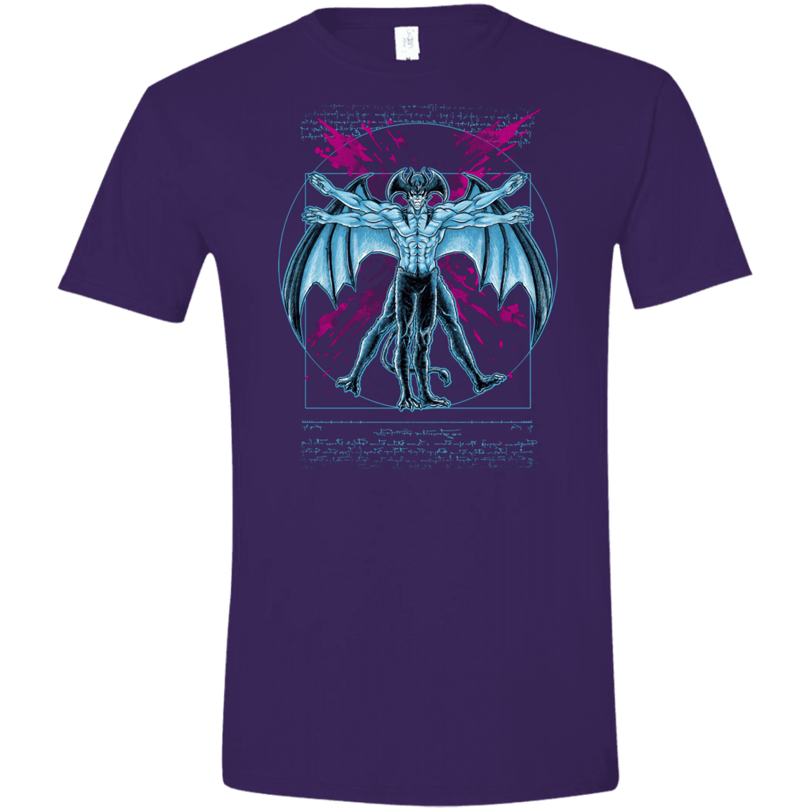 Vitruvian Devil Men's Semi-Fitted Softstyle