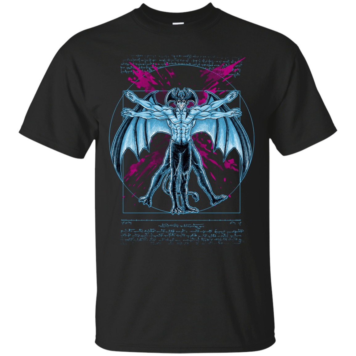 T-Shirts Black / S Vitruvian Devil T-Shirt