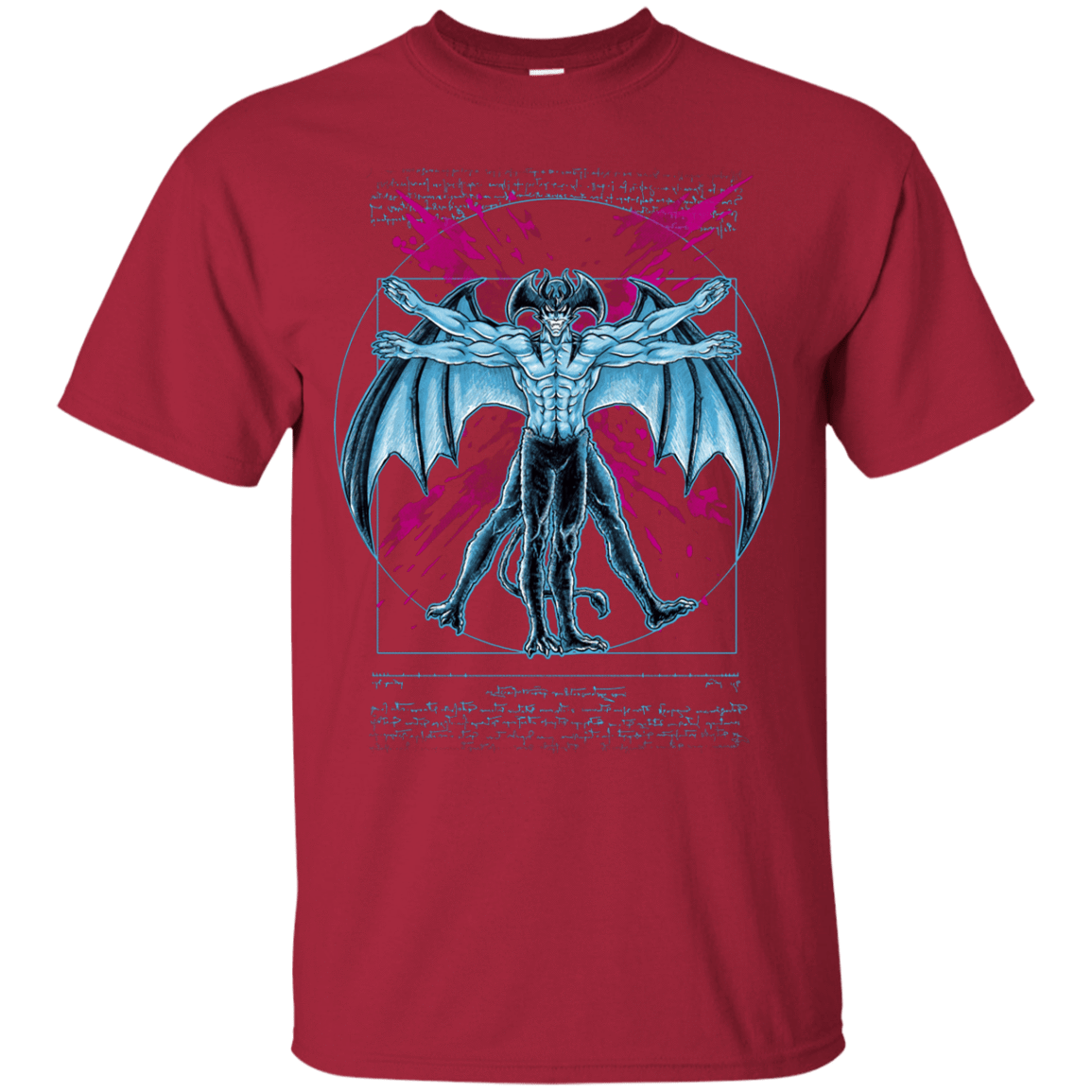 T-Shirts Cardinal / S Vitruvian Devil T-Shirt