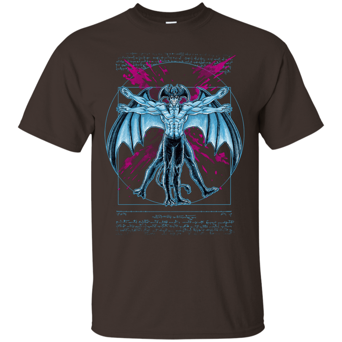 T-Shirts Dark Chocolate / S Vitruvian Devil T-Shirt