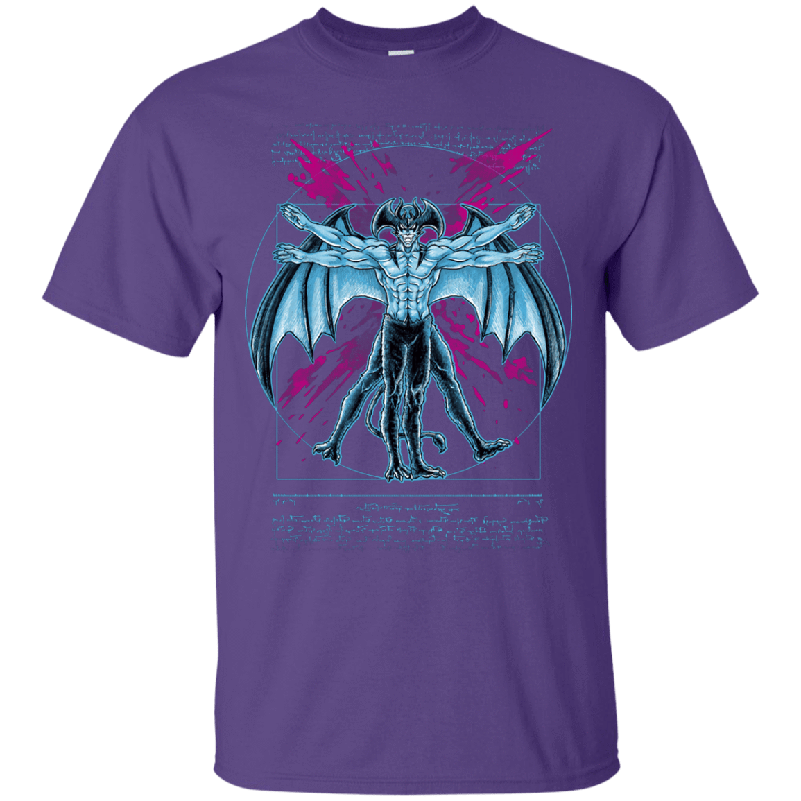 T-Shirts Purple / S Vitruvian Devil T-Shirt