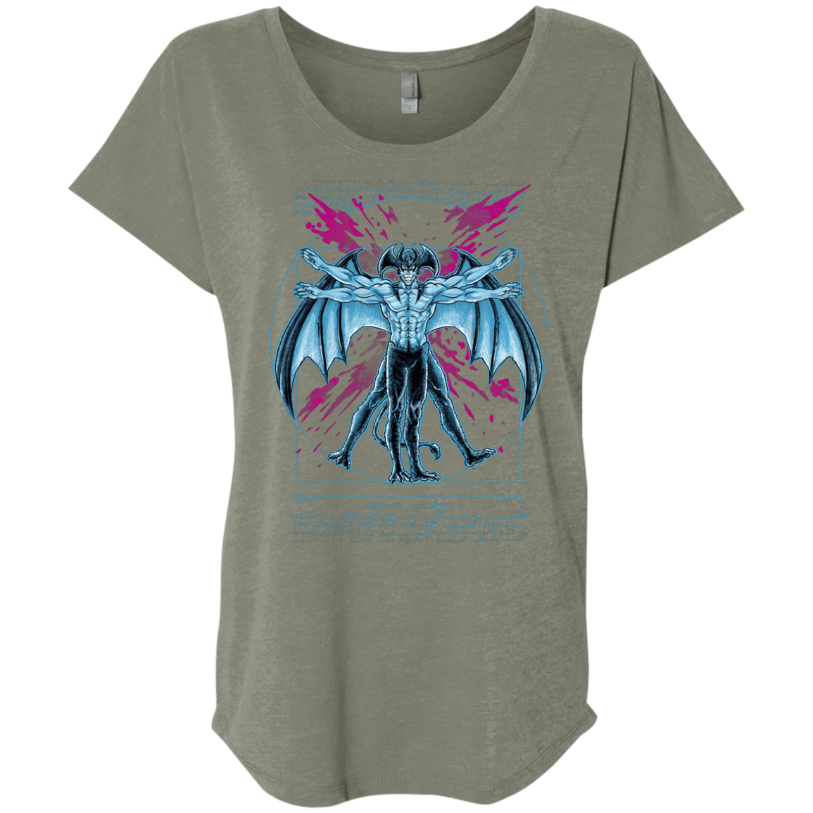 Vitruvian Devil Triblend Dolman Sleeve