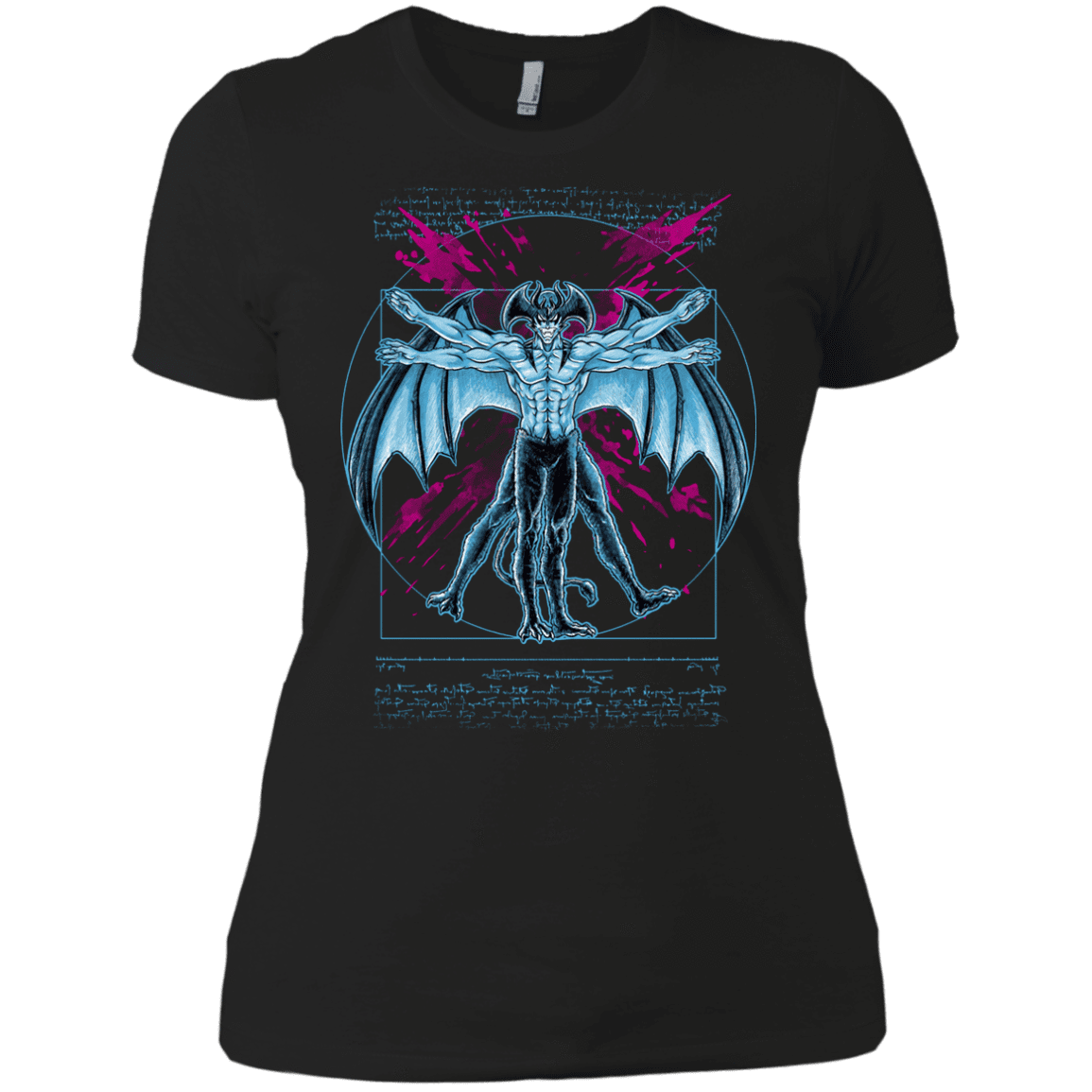 T-Shirts Black / X-Small Vitruvian Devil Women's Premium T-Shirt