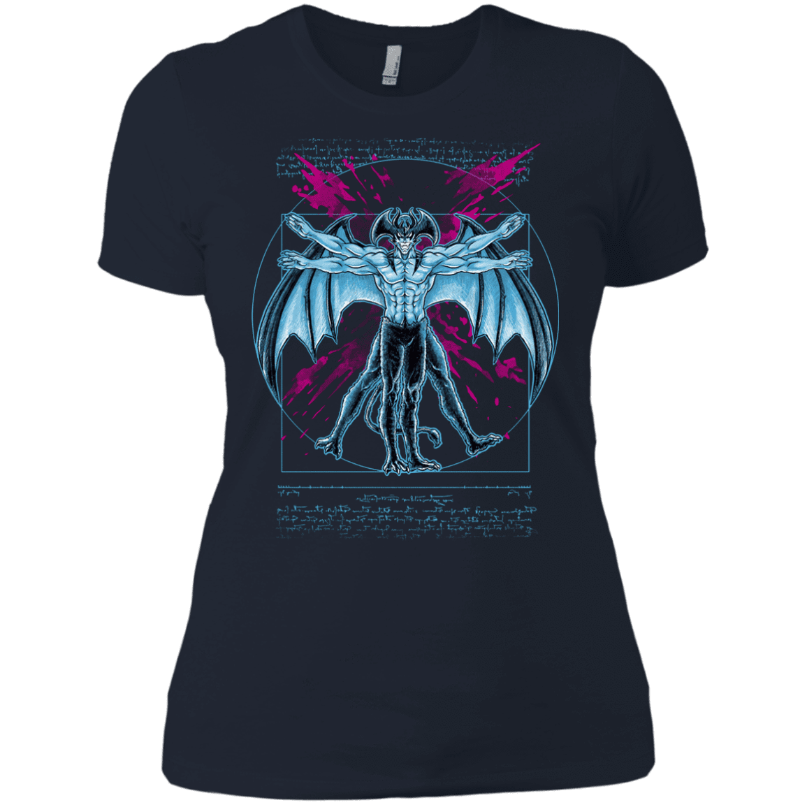T-Shirts Midnight Navy / X-Small Vitruvian Devil Women's Premium T-Shirt