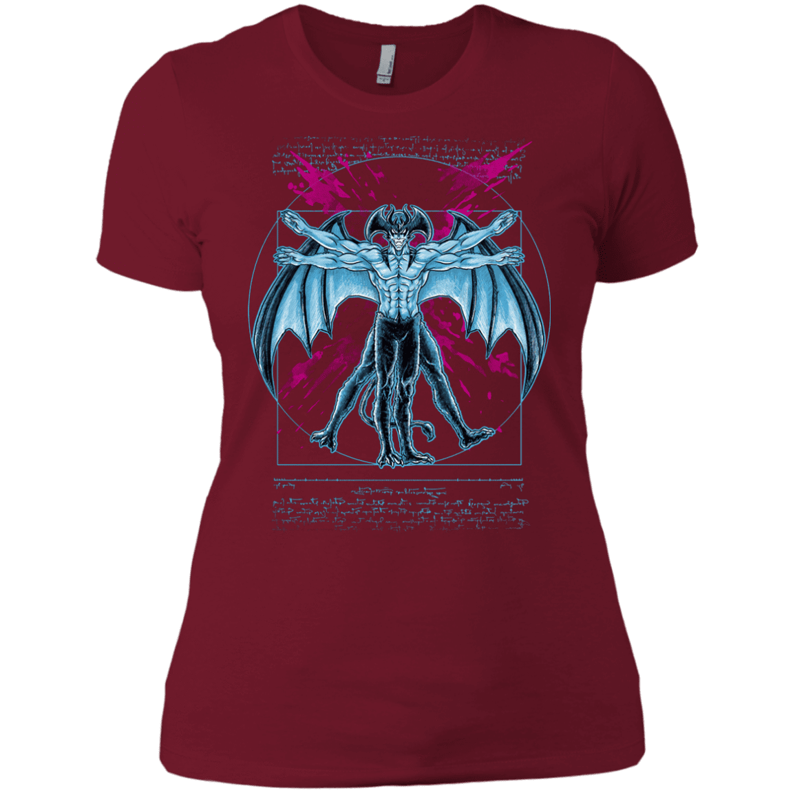 T-Shirts Scarlet / X-Small Vitruvian Devil Women's Premium T-Shirt