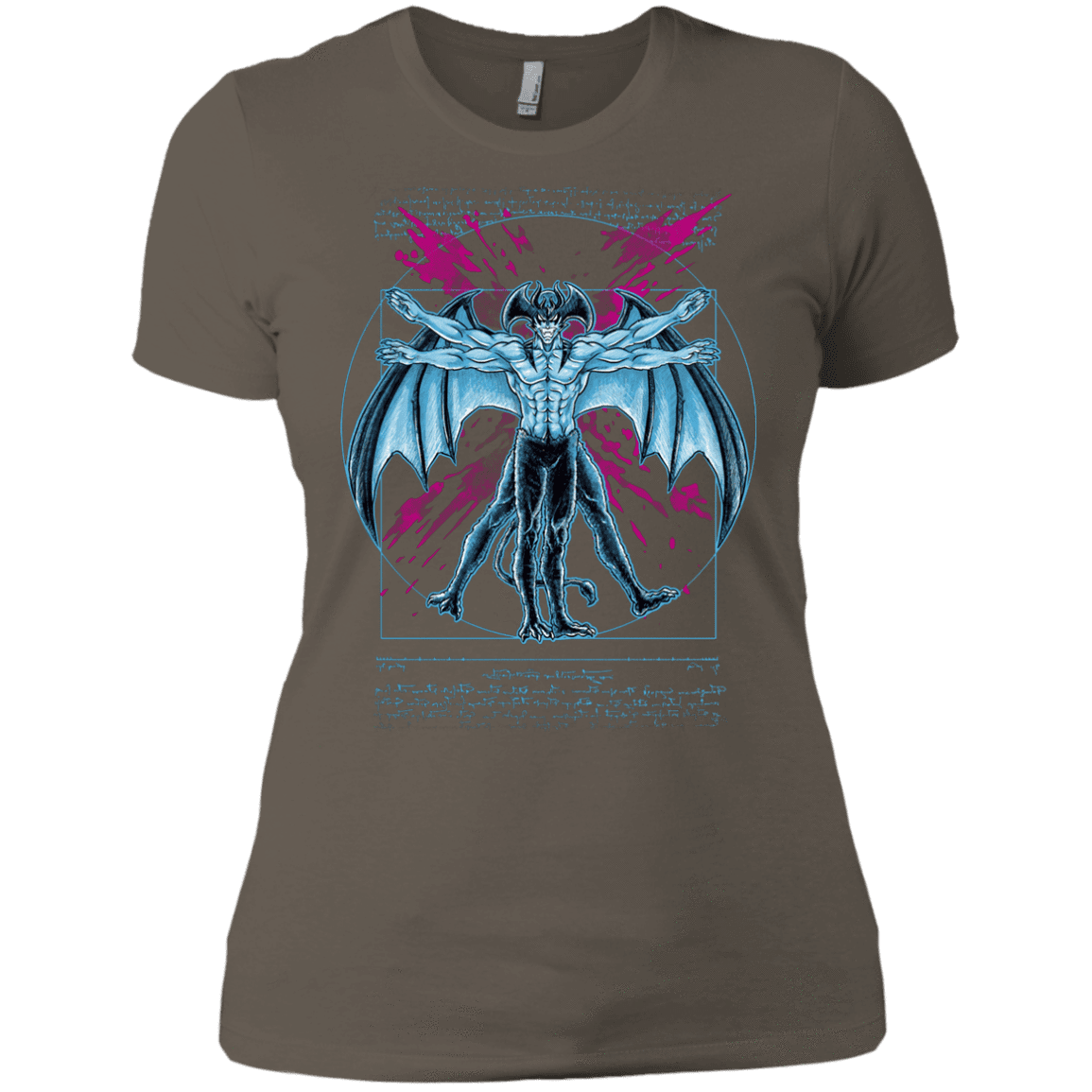 T-Shirts Warm Grey / X-Small Vitruvian Devil Women's Premium T-Shirt