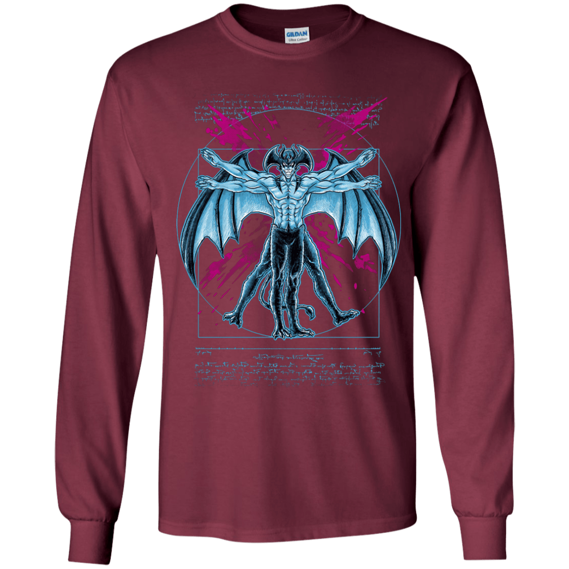 Vitruvian Devil Youth Long Sleeve T-Shirt