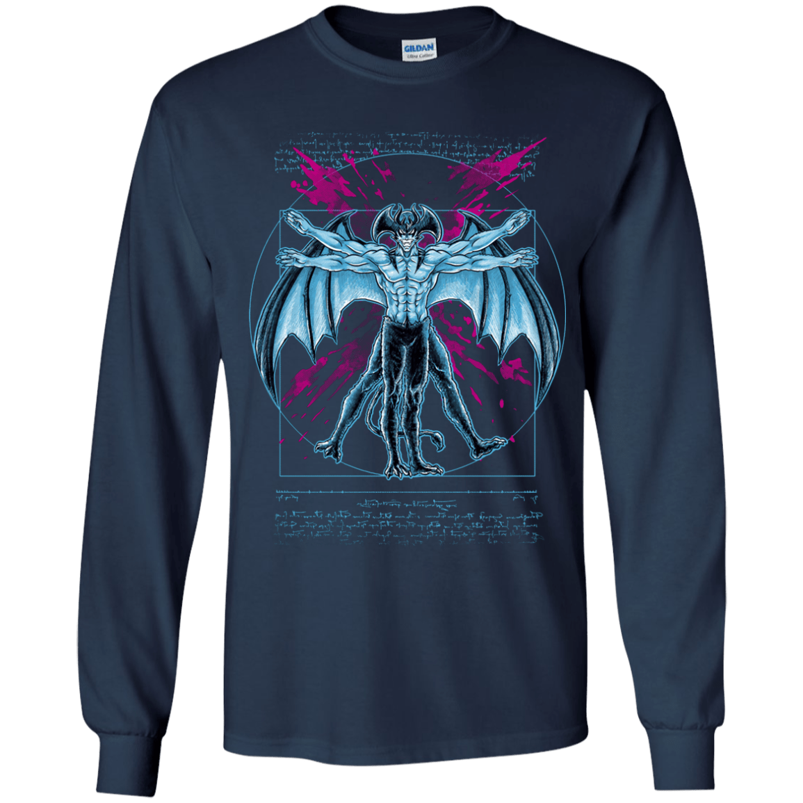 Vitruvian Devil Youth Long Sleeve T-Shirt