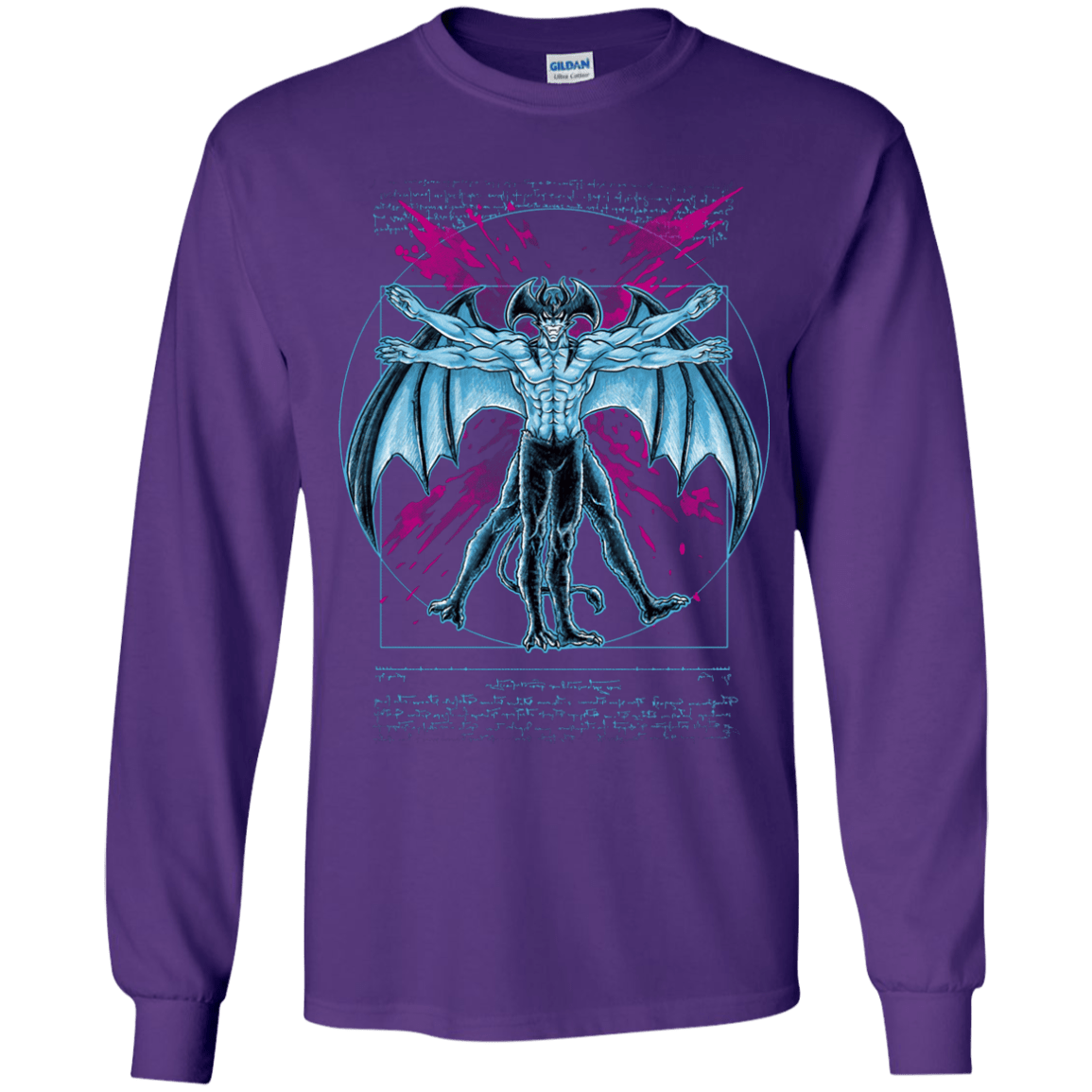 Vitruvian Devil Youth Long Sleeve T-Shirt