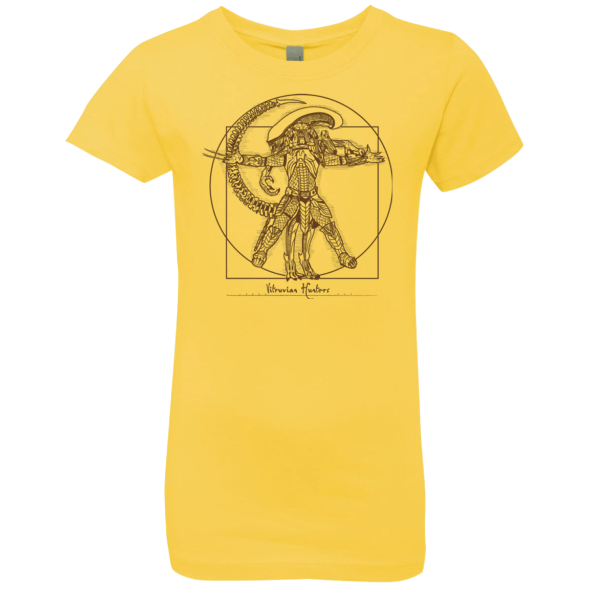 T-Shirts Vibrant Yellow / YXS Vitruvian Hunters Girls Premium T-Shirt