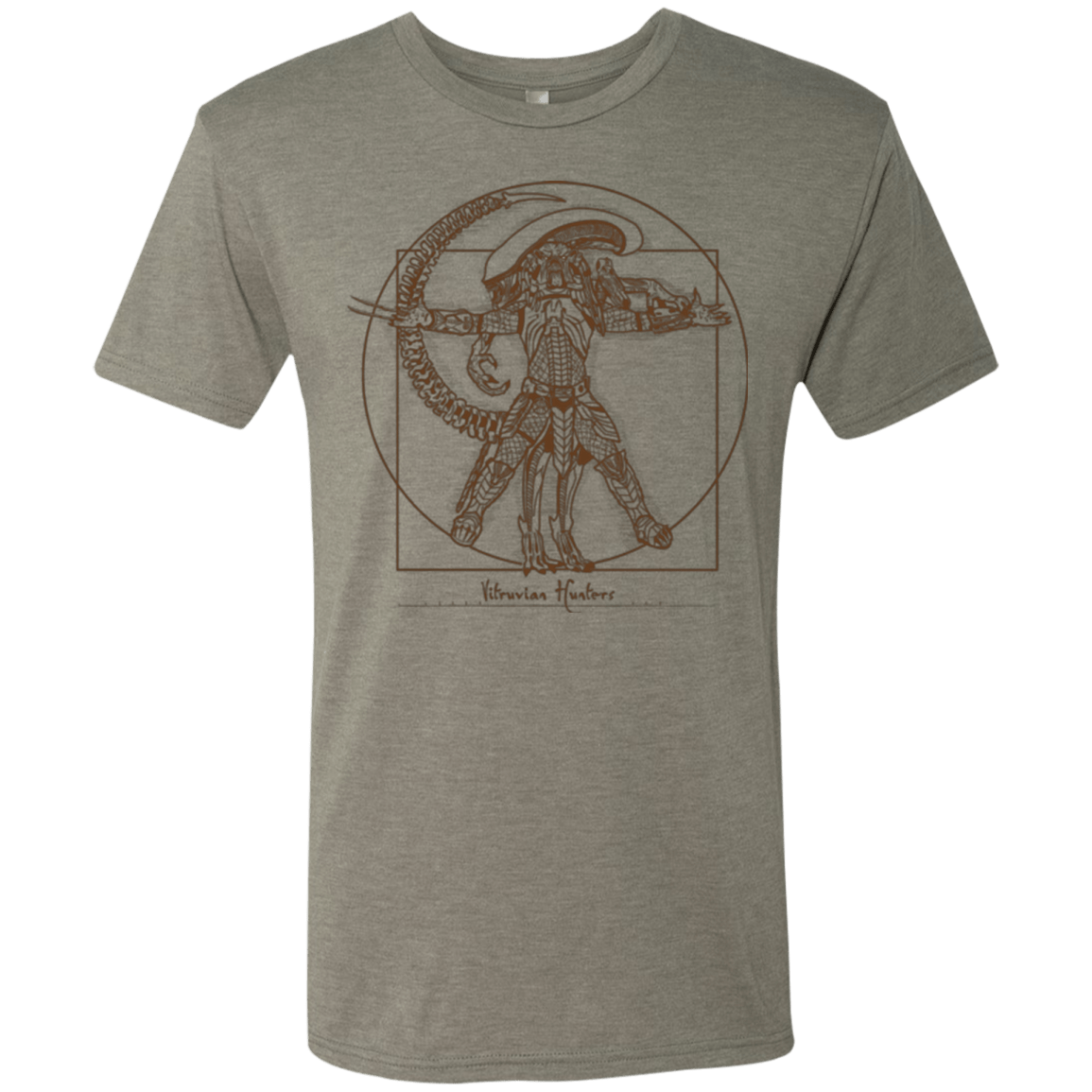 T-Shirts Venetian Grey / Small Vitruvian Hunters Men's Triblend T-Shirt
