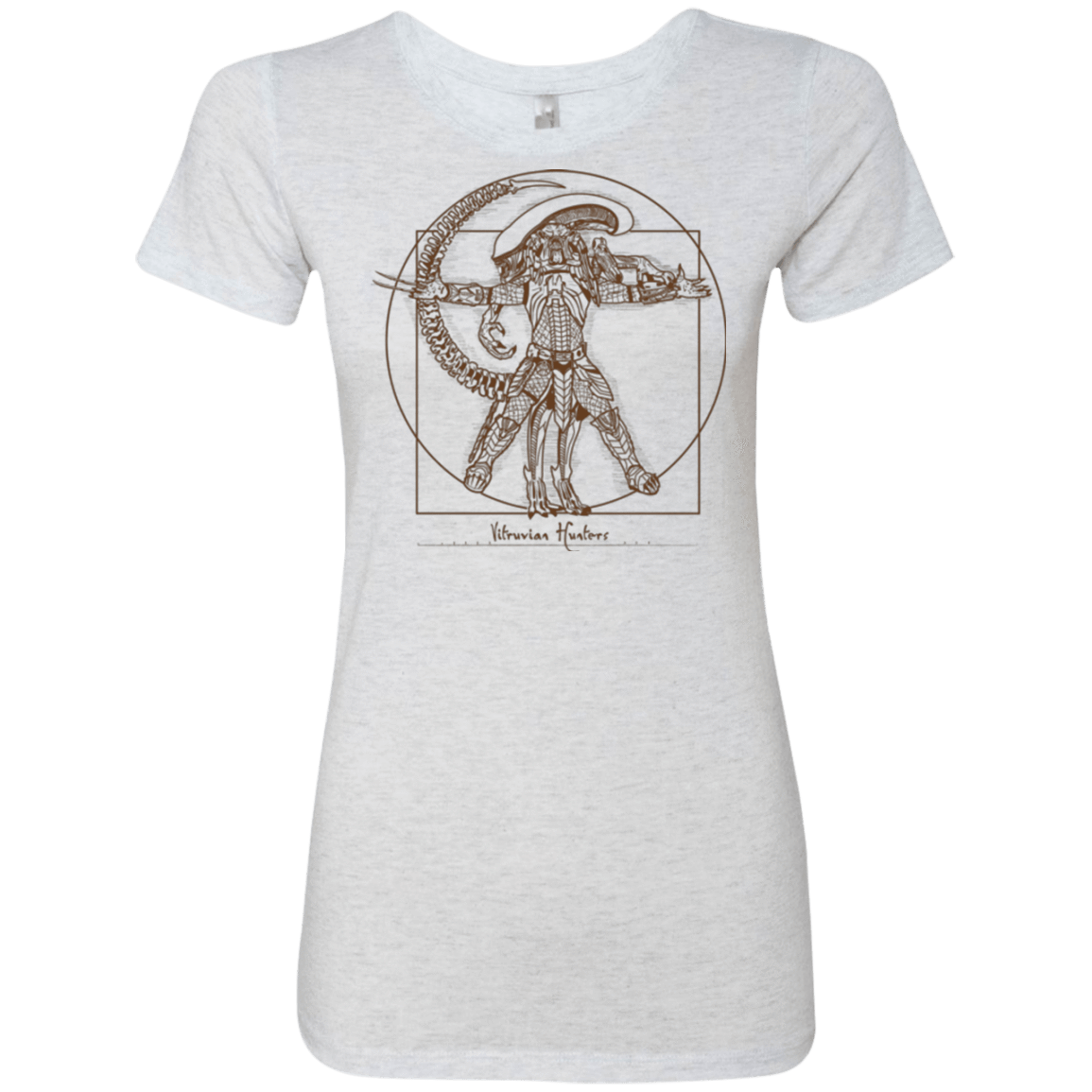 T-Shirts Heather White / Small Vitruvian Hunters Women's Triblend T-Shirt