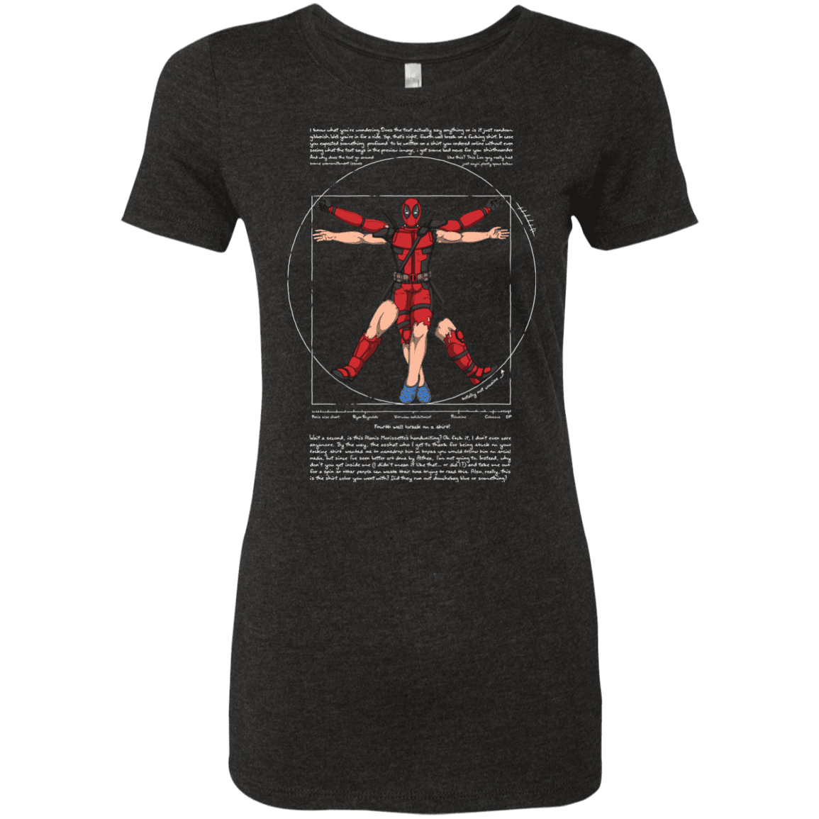 T-Shirts Vintage Black / S Vitruvian Merc Women's Triblend T-Shirt