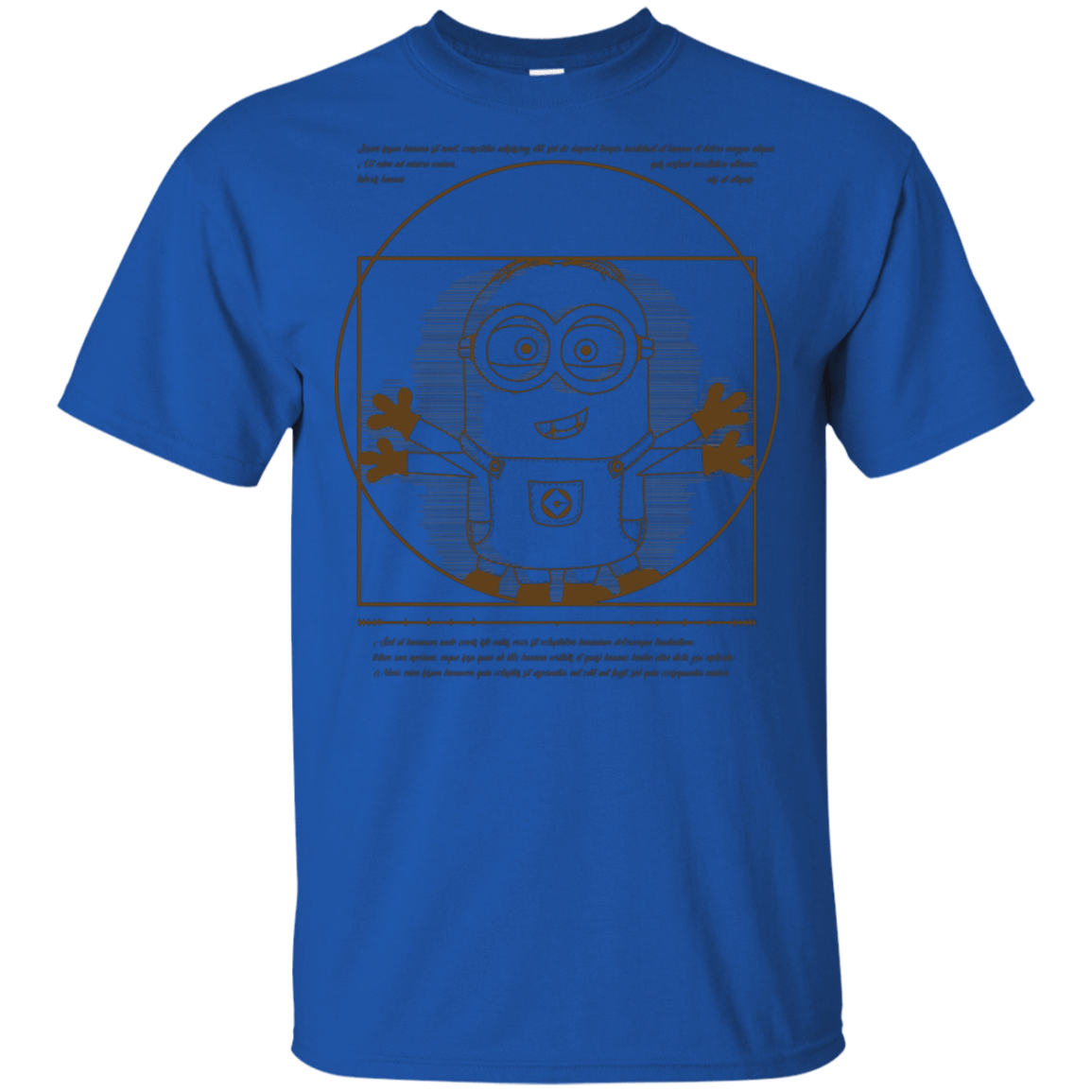 T-Shirts Royal / S Vitruvian Minion T-Shirt
