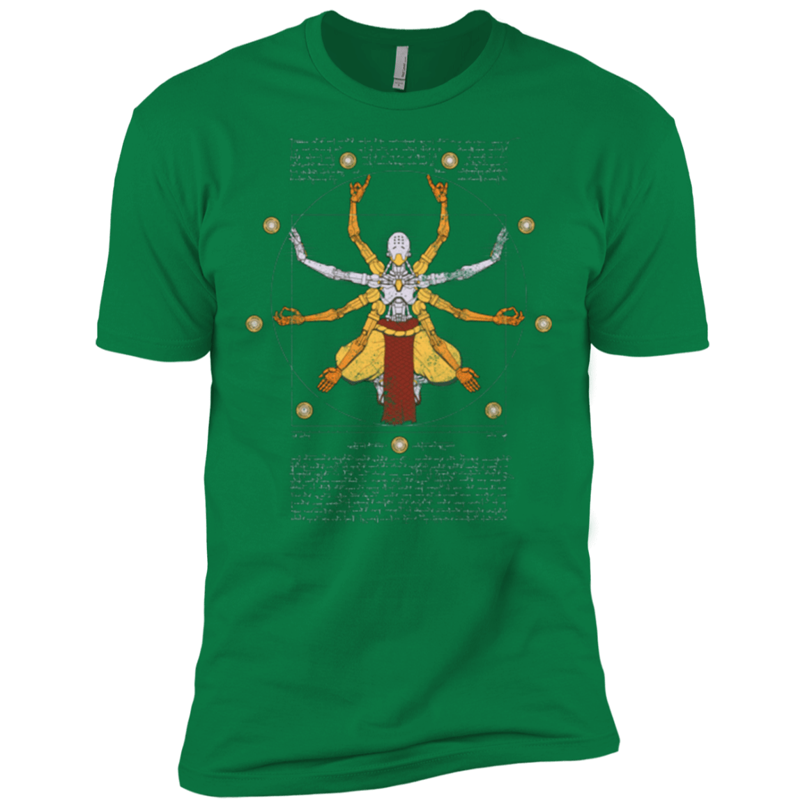 T-Shirts Kelly Green / X-Small Vitruvian Omnic Men's Premium T-Shirt