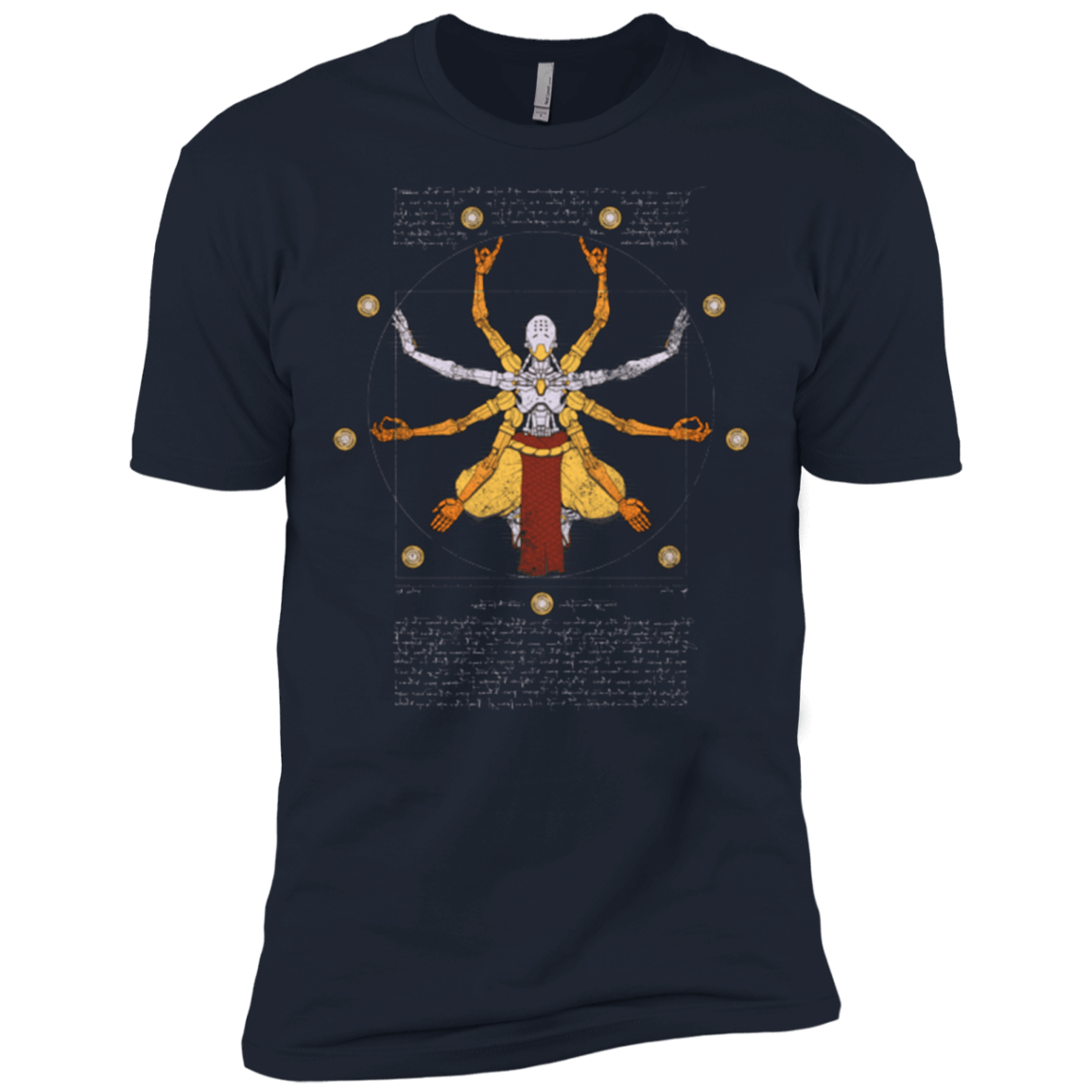 T-Shirts Midnight Navy / X-Small Vitruvian Omnic Men's Premium T-Shirt