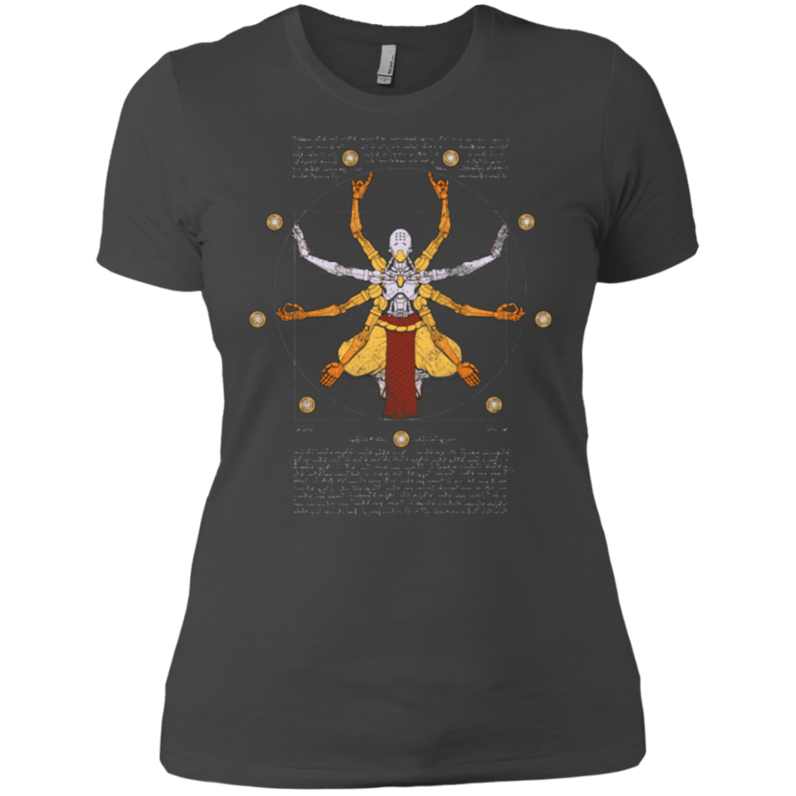 T-Shirts Heavy Metal / X-Small Vitruvian Omnic Women's Premium T-Shirt