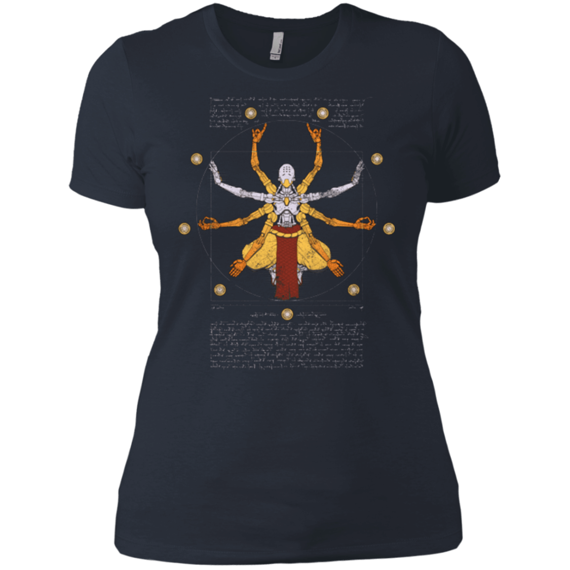 T-Shirts Indigo / X-Small Vitruvian Omnic Women's Premium T-Shirt