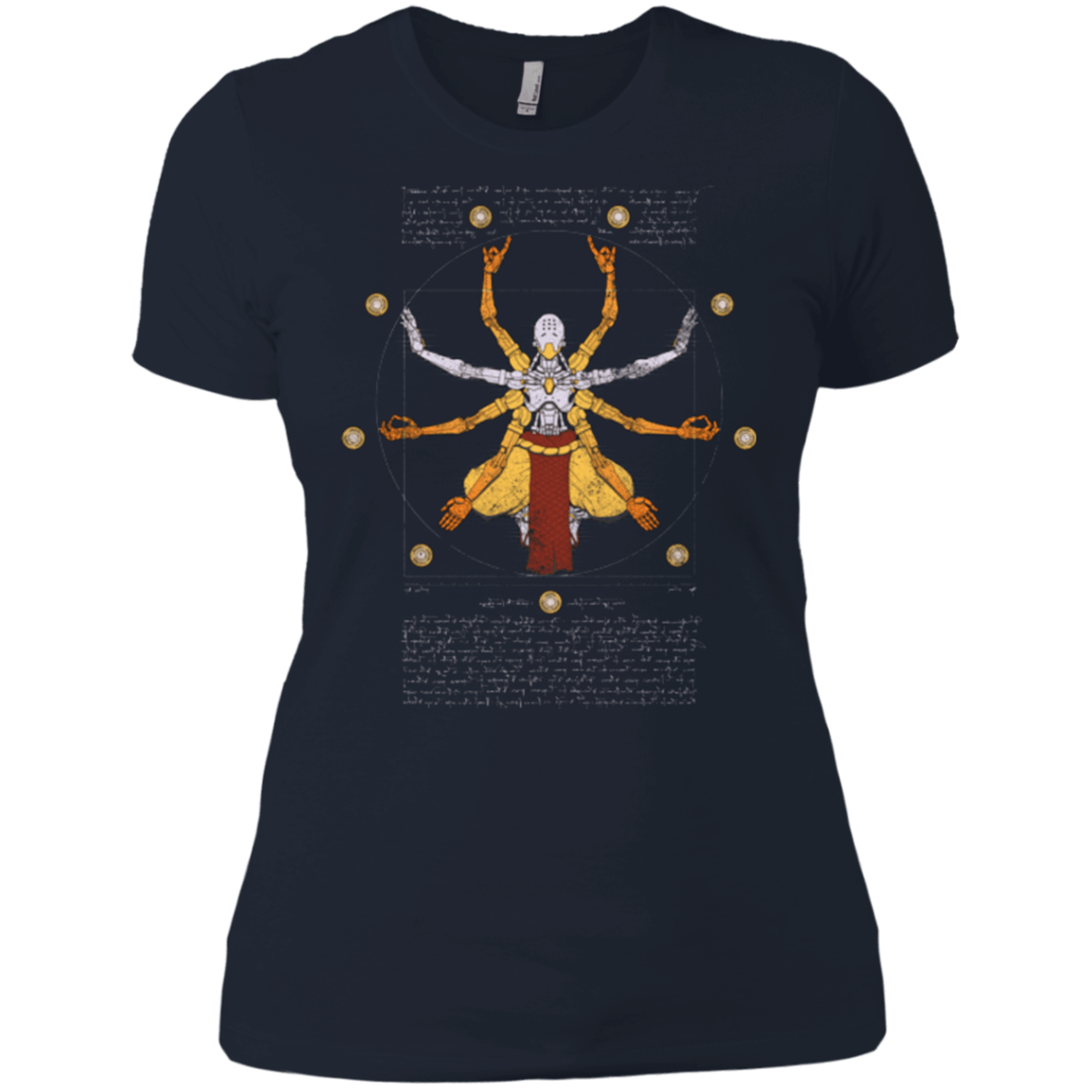 T-Shirts Midnight Navy / X-Small Vitruvian Omnic Women's Premium T-Shirt