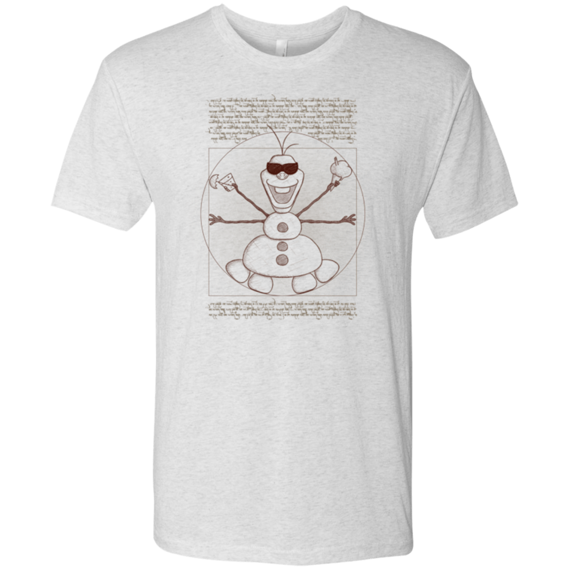 T-Shirts Heather White / Small Vitruvian Summer Men's Triblend T-Shirt