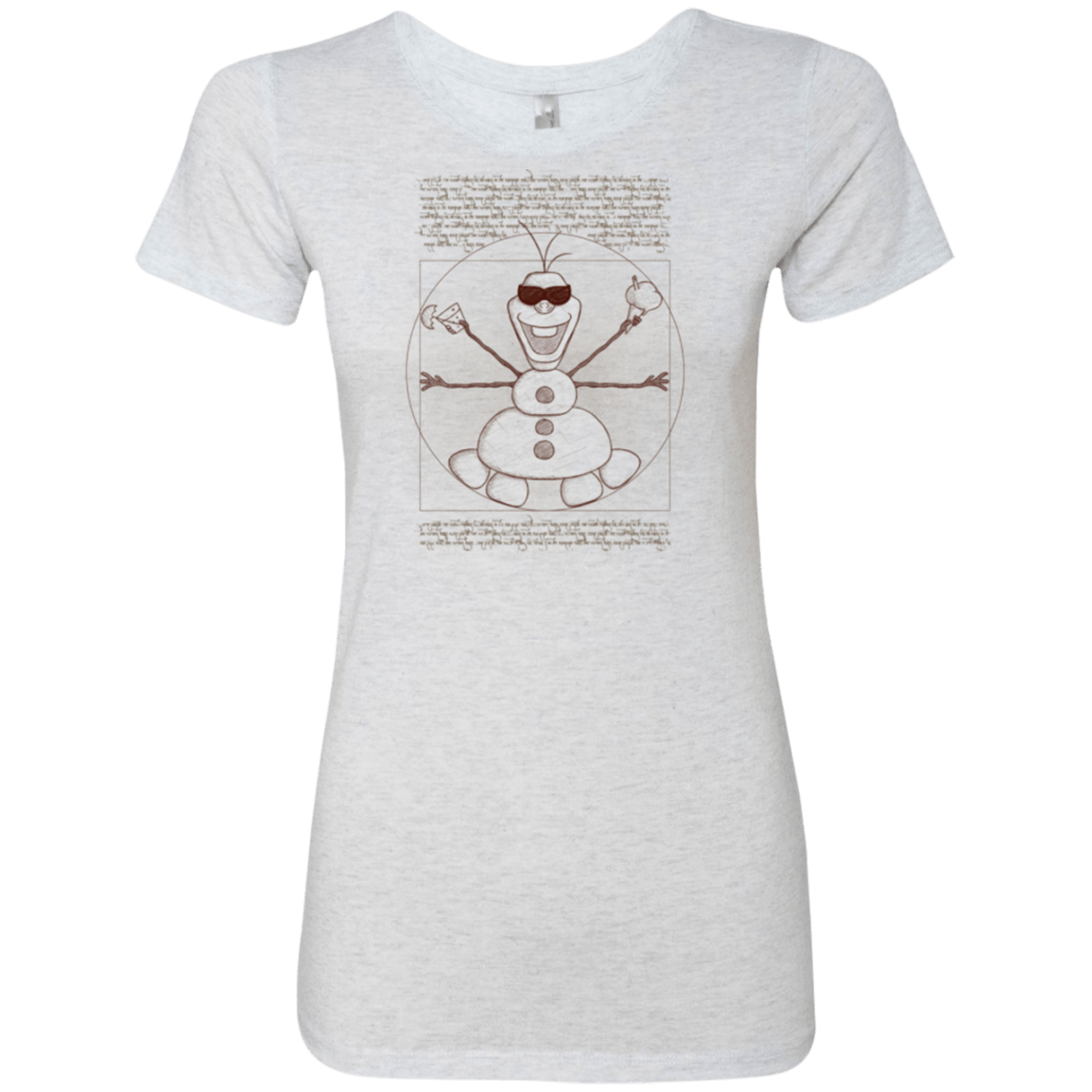 T-Shirts Heather White / Small Vitruvian Summer Women's Triblend T-Shirt
