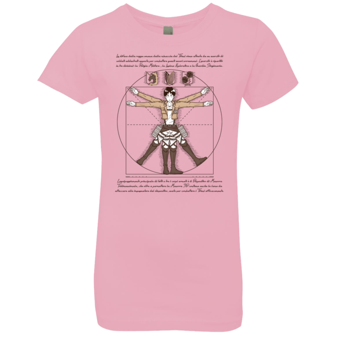 T-Shirts Light Pink / YXS VITRUVIAN TRAINEE Girls Premium T-Shirt