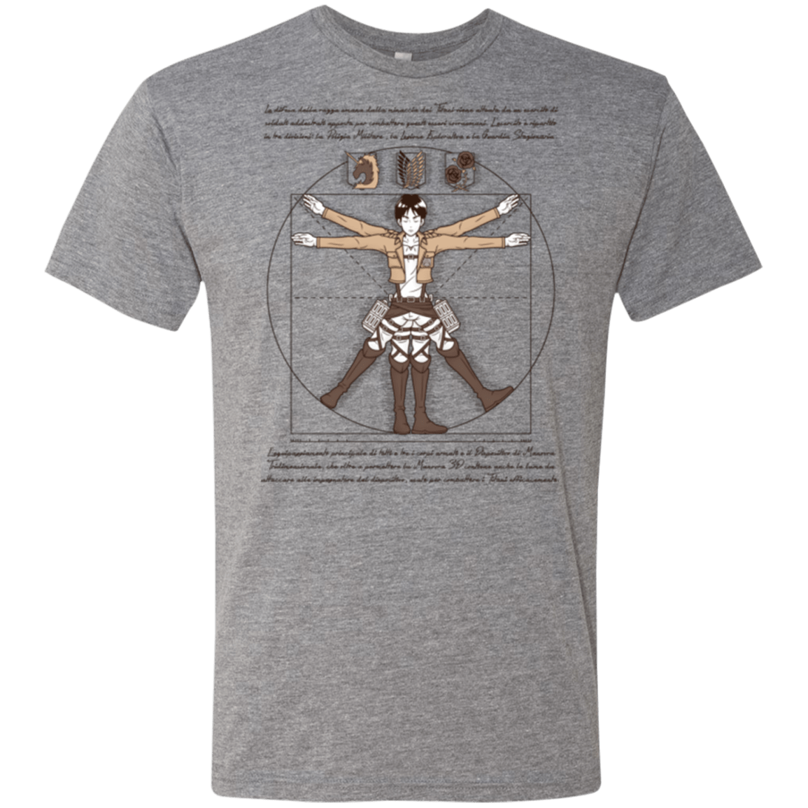 T-Shirts Premium Heather / Small VITRUVIAN TRAINEE Men's Triblend T-Shirt
