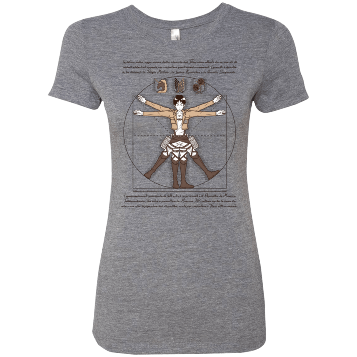 T-Shirts Premium Heather / Small VITRUVIAN TRAINEE Women's Triblend T-Shirt