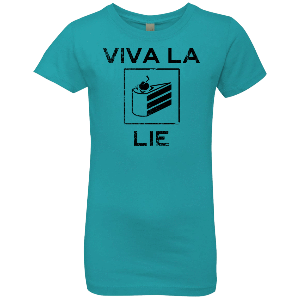 T-Shirts Tahiti Blue / YXS Viva La Lie Girls Premium T-Shirt