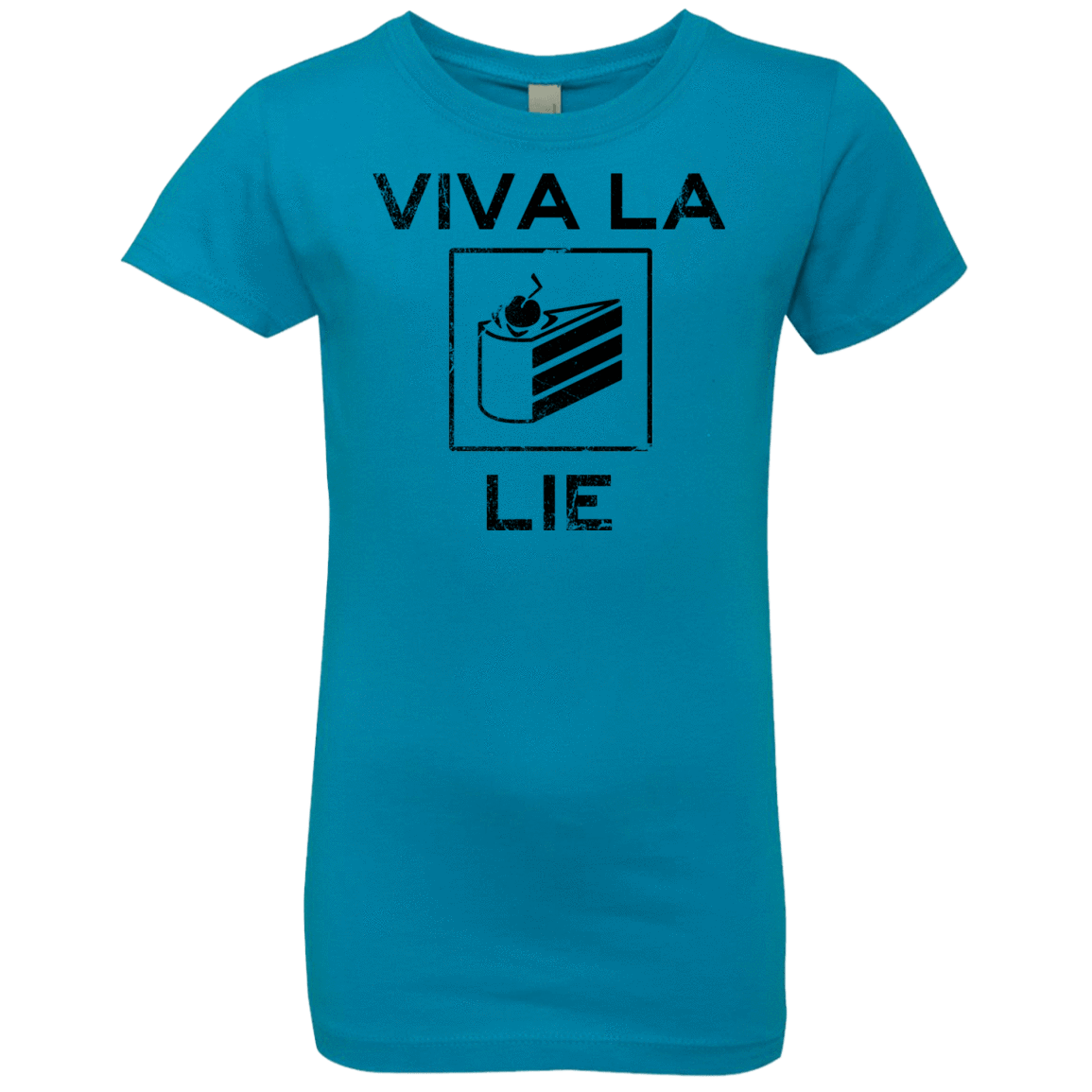 T-Shirts Turquoise / YXS Viva La Lie Girls Premium T-Shirt